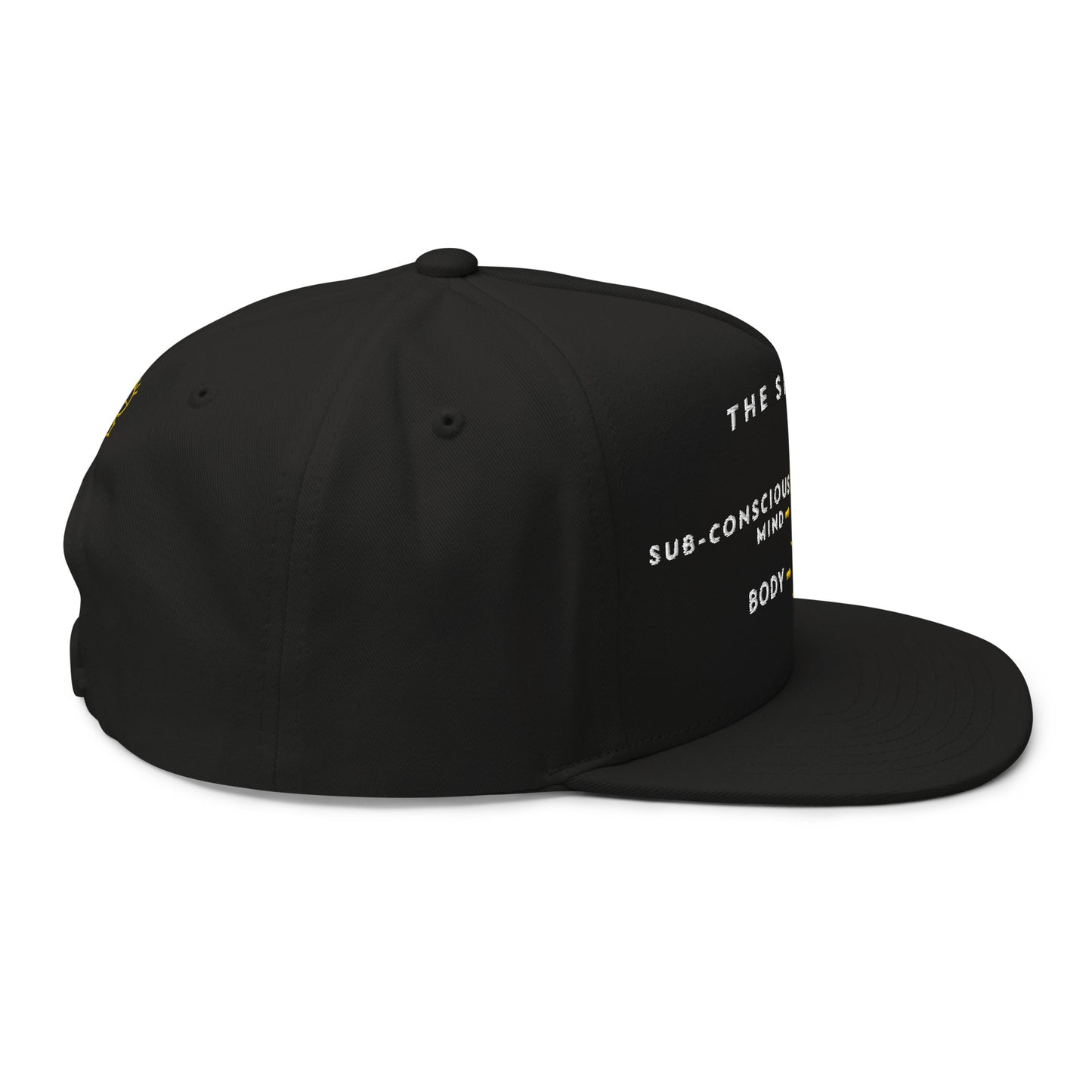 Flat Bill Cap The Mind Text