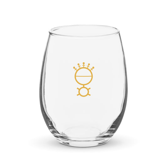 Stemless wine glass The Stickperson